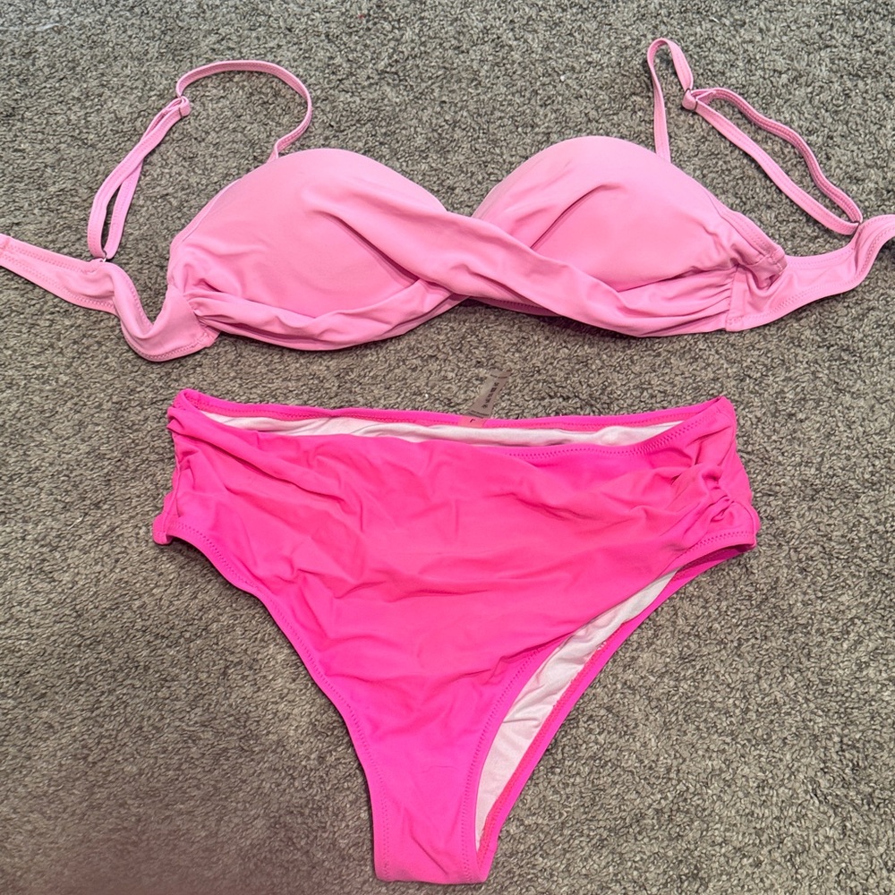 Pink Women's Bikini Set